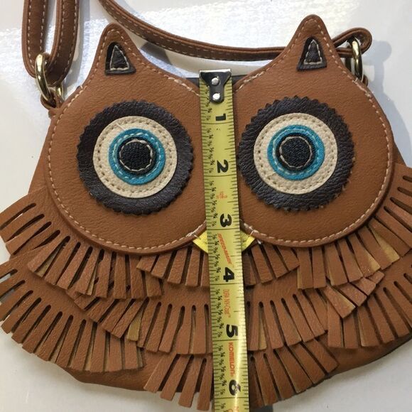 Owl Crossbody Purse - Synthetic Material - Picture 4 of 13